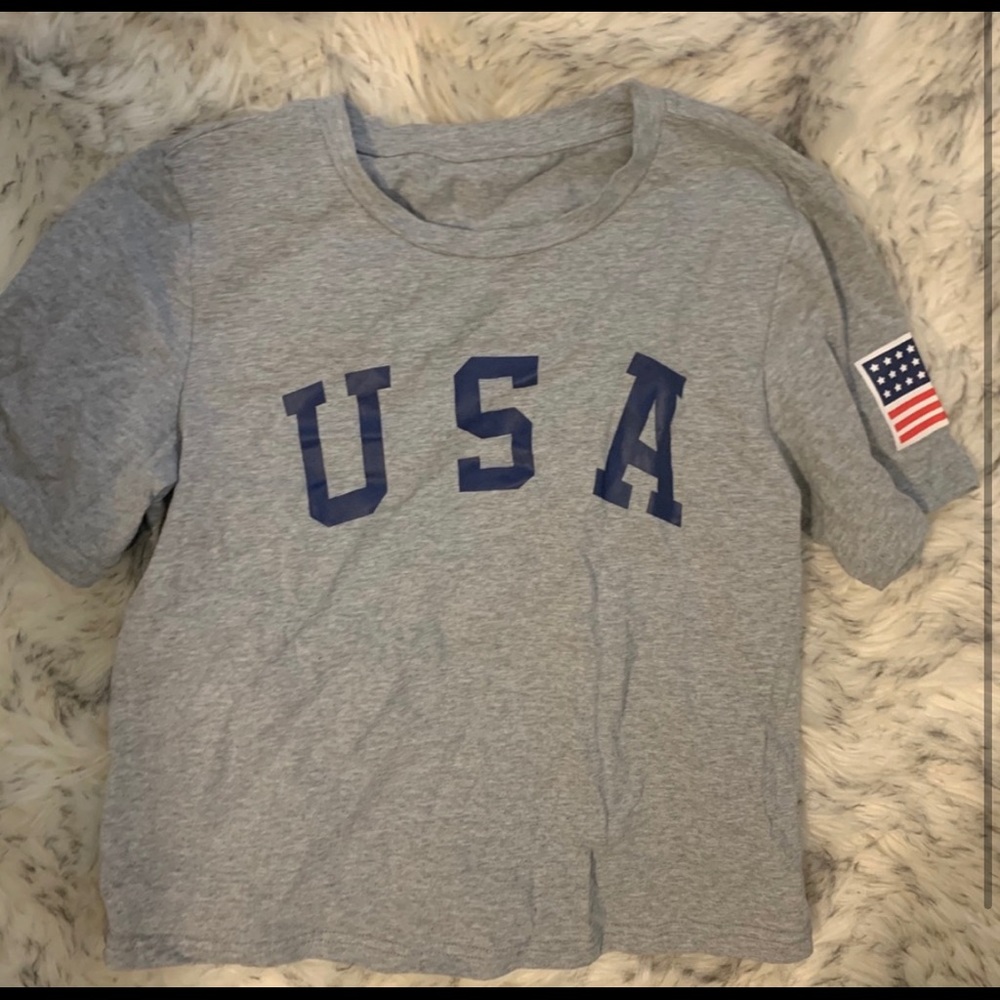 USA crop top